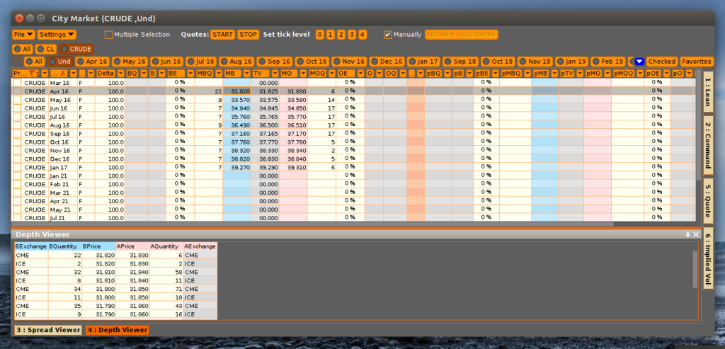 The BBO Trading App interface, Image 4. 