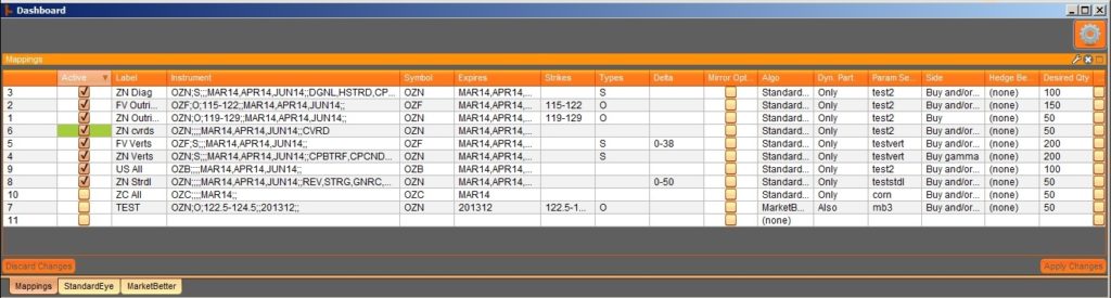 The MSF - Profiteer Engine App interface, Image 2. 