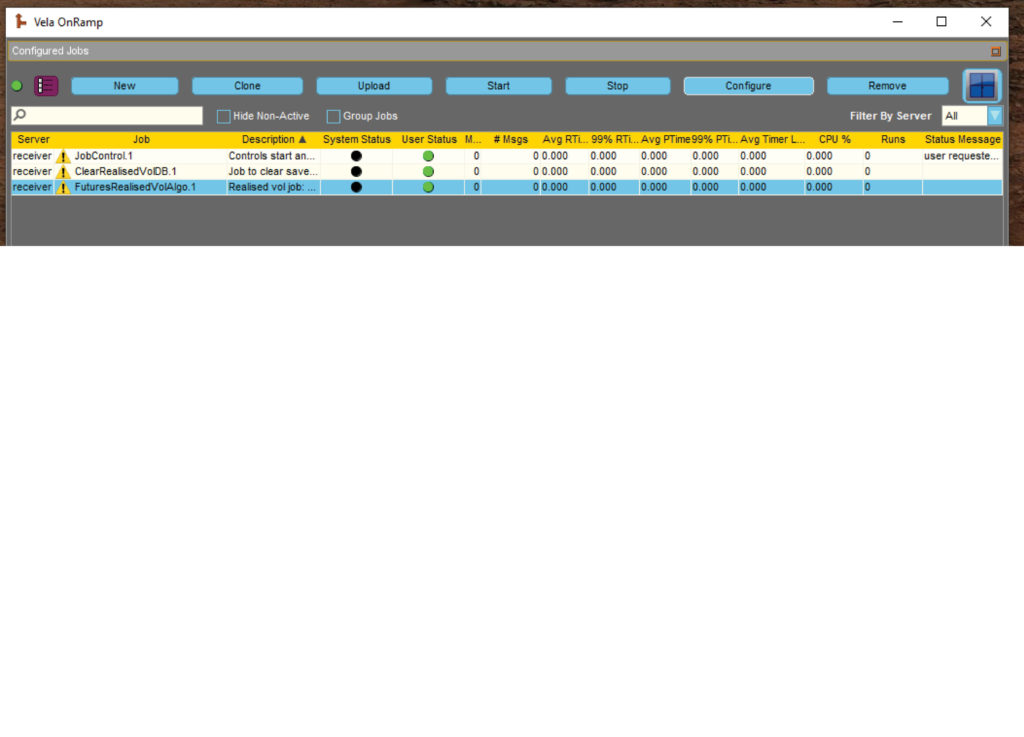 The Realized Futures Volatility Calculator App interface, Image 2.