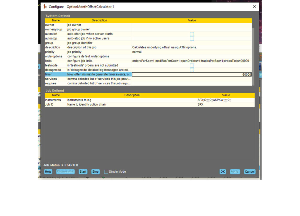 The Underlying Offset Controller 2 App interface, Image 1. 