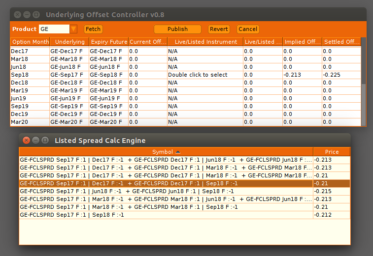 The Underlying Offset Controller (Classic) App interface, Image 3. 