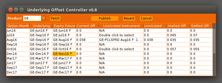 The Underlying Offset Controller (Classic) App interface, Image 4. 