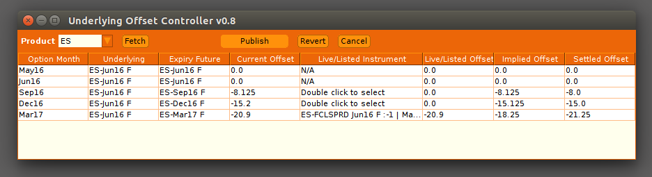 The Underlying Offset Controller (Classic) App interface, Image 5. 