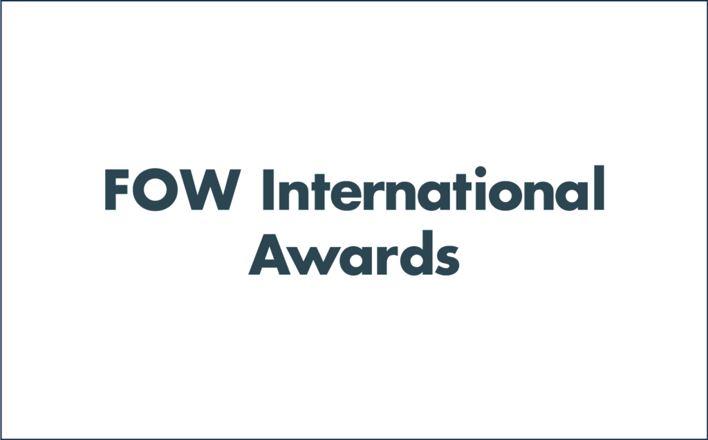 FOW International Awards logo